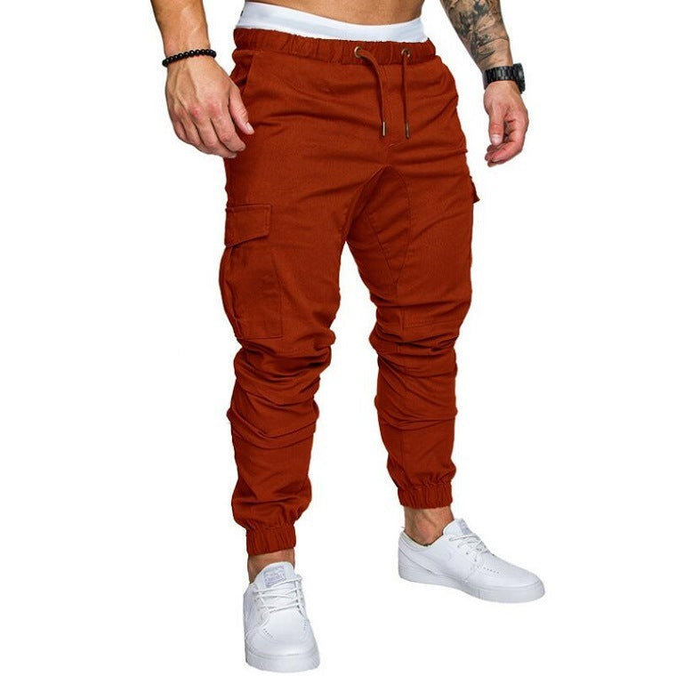 Men's Woven Fabric Casual Pants Drawstring Pants - 𝓢𝓱𝓸𝓹𝓵𝓮𝓬𝔂