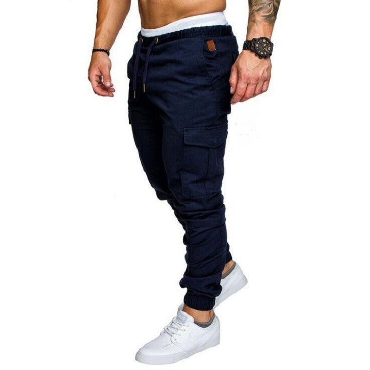Men's Woven Fabric Casual Pants Drawstring Pants - 𝓢𝓱𝓸𝓹𝓵𝓮𝓬𝔂