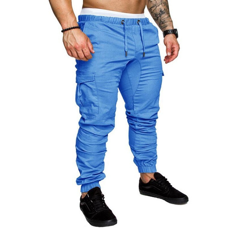 Men's Woven Fabric Casual Pants Drawstring Pants - 𝓢𝓱𝓸𝓹𝓵𝓮𝓬𝔂