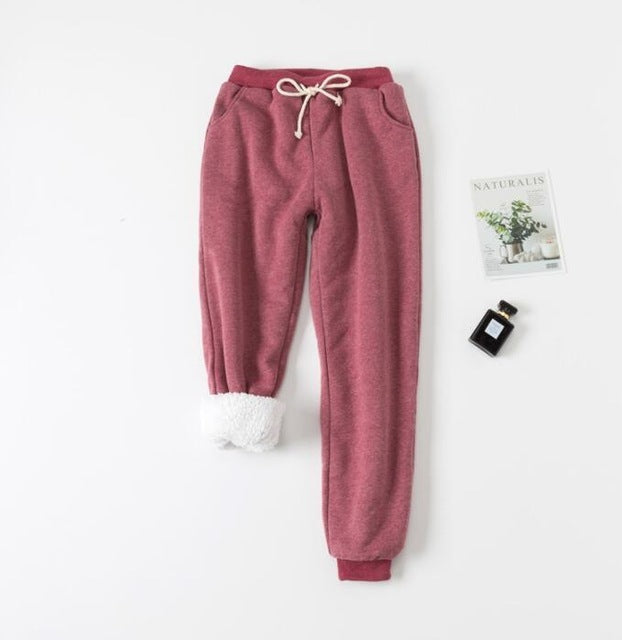 Lamb velvet padded sweatpants - 𝓢𝓱𝓸𝓹𝓵𝓮𝓬𝔂