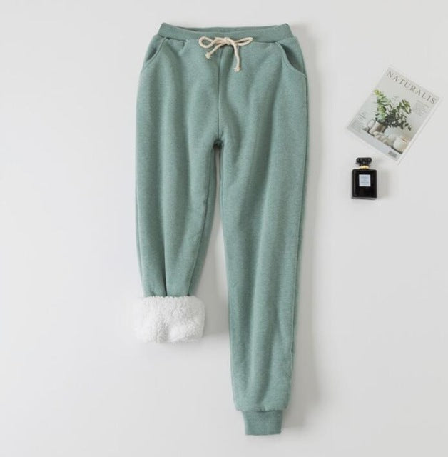 Lamb velvet padded sweatpants - 𝓢𝓱𝓸𝓹𝓵𝓮𝓬𝔂