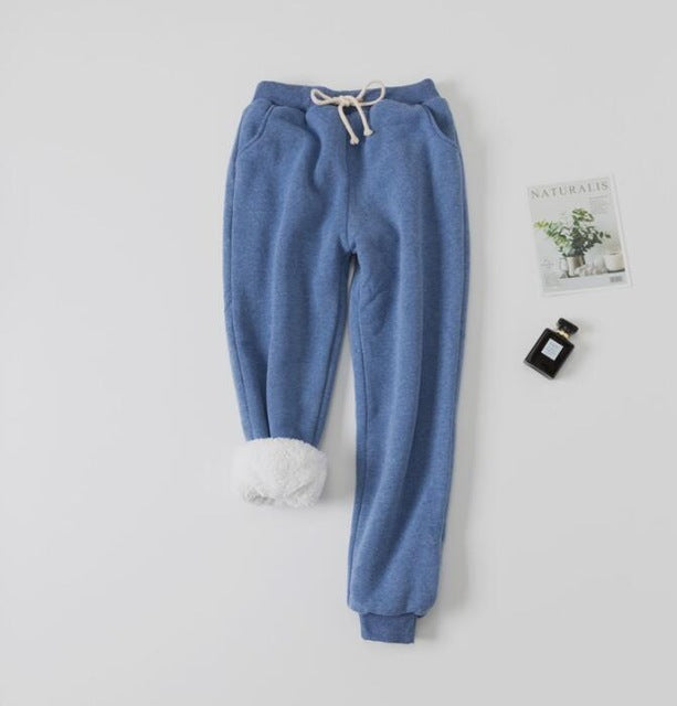 Lamb velvet padded sweatpants - 𝓢𝓱𝓸𝓹𝓵𝓮𝓬𝔂