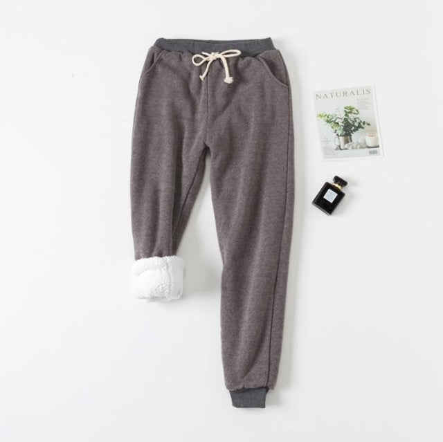 Lamb velvet padded sweatpants - 𝓢𝓱𝓸𝓹𝓵𝓮𝓬𝔂