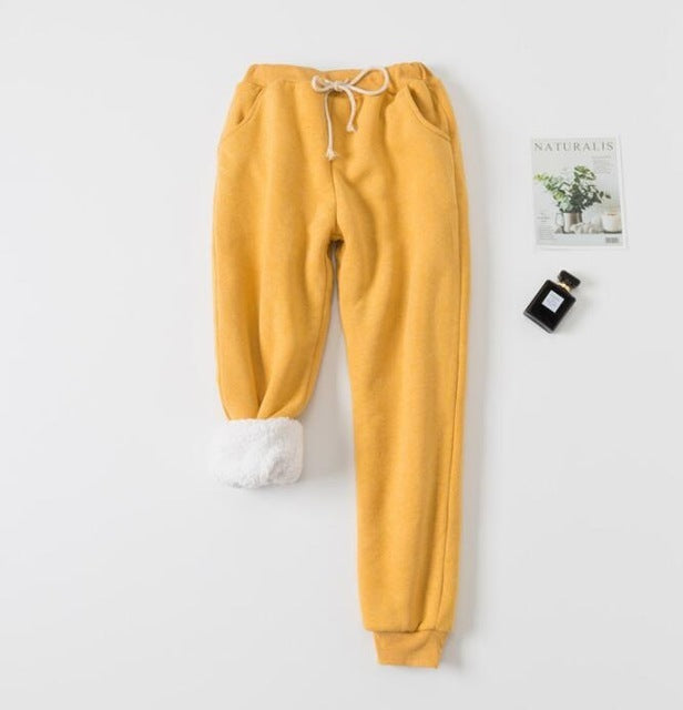 Lamb velvet padded sweatpants - 𝓢𝓱𝓸𝓹𝓵𝓮𝓬𝔂
