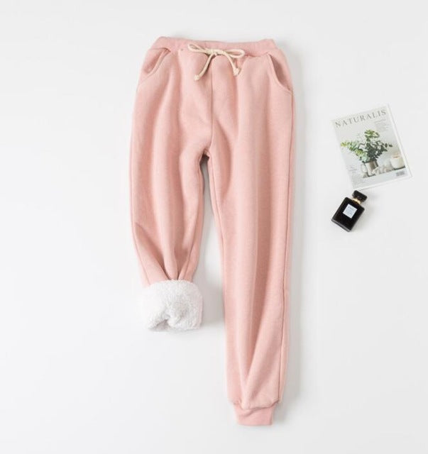Lamb velvet padded sweatpants - 𝓢𝓱𝓸𝓹𝓵𝓮𝓬𝔂