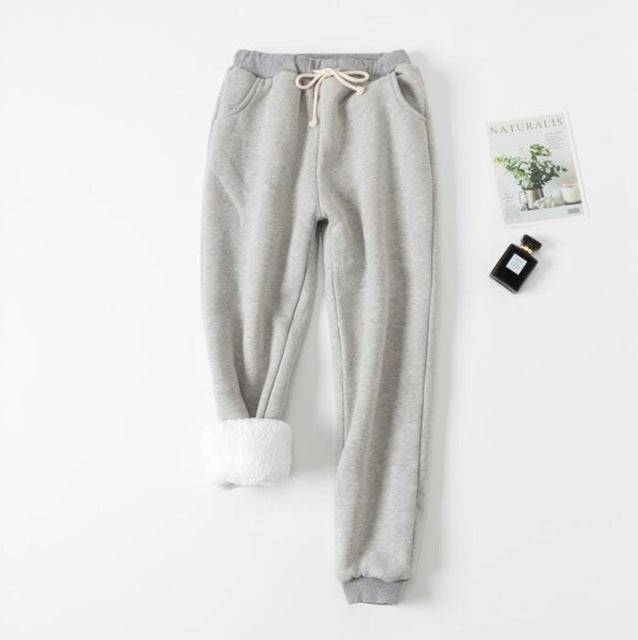 Lamb velvet padded sweatpants - 𝓢𝓱𝓸𝓹𝓵𝓮𝓬𝔂