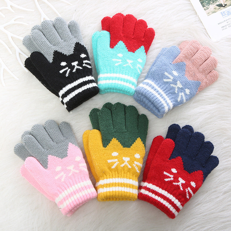 Gants pour enfant avec motif chat - 𝓢𝓱𝓸𝓹𝓵𝓮𝓬𝔂