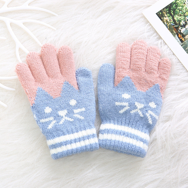 Gants pour enfant avec motif chat - 𝓢𝓱𝓸𝓹𝓵𝓮𝓬𝔂