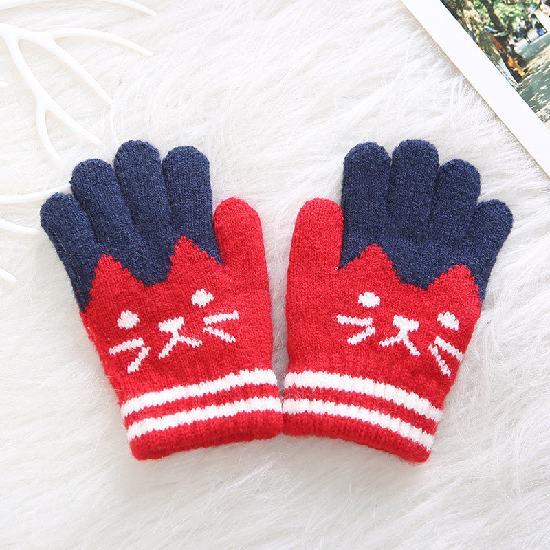 Gants pour enfant avec motif chat - 𝓢𝓱𝓸𝓹𝓵𝓮𝓬𝔂