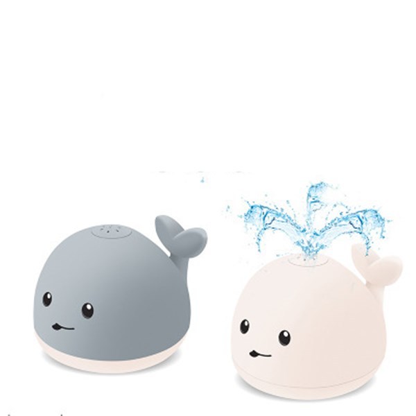 Baby Cute Cartoon Whale Floating Spraying Water Bath Toys With Light Music LED Light Baby Toys - 𝓢𝓱𝓸𝓹𝓵𝓮𝓬𝔂