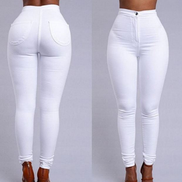 Fashion elastic jeans women leggings ladies - 𝓢𝓱𝓸𝓹𝓵𝓮𝓬𝔂