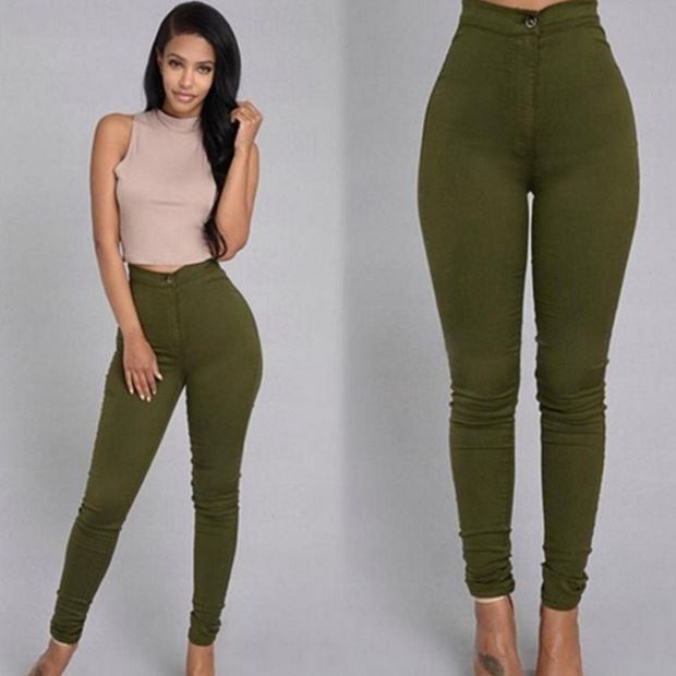 Fashion elastic jeans women leggings ladies - 𝓢𝓱𝓸𝓹𝓵𝓮𝓬𝔂