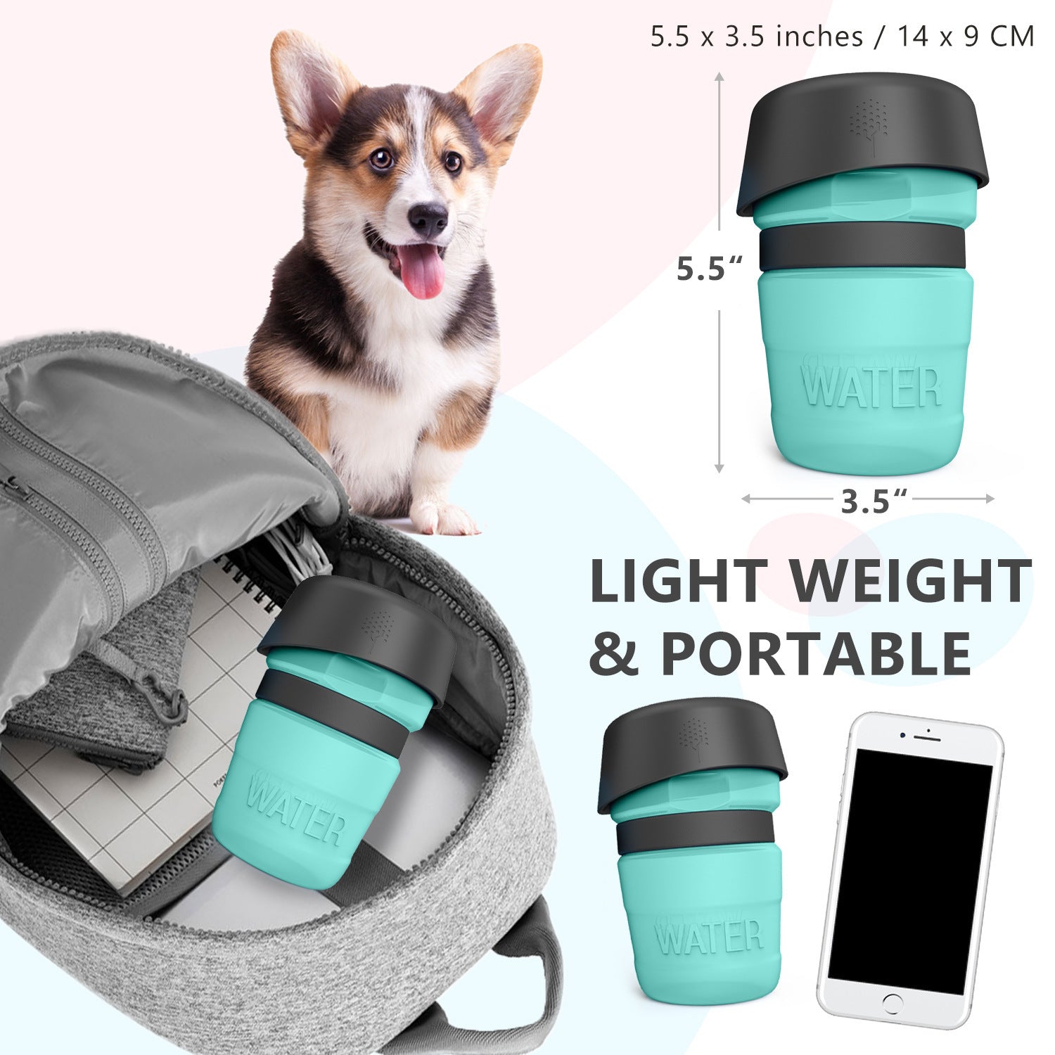 Pet Outdoor Foldable Bottle Dog Travel Water Bottle Dog Water Dispenser - 𝓢𝓱𝓸𝓹𝓵𝓮𝓬𝔂