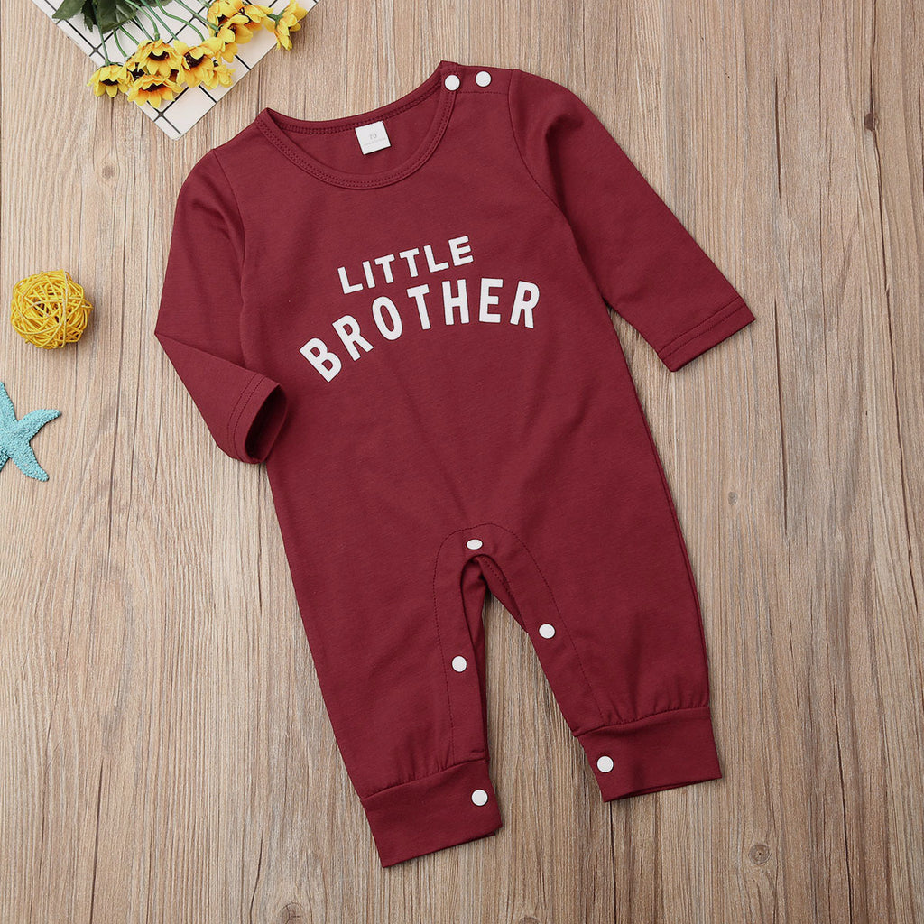 Male Alphabet Long Sleeved Romper Newborn Baby Jumpsuit Female Baby Casual Romper - 𝓢𝓱𝓸𝓹𝓵𝓮𝓬𝔂