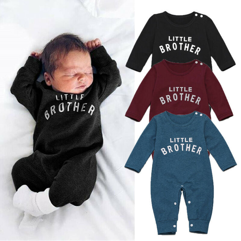 Male Alphabet Long Sleeved Romper Newborn Baby Jumpsuit Female Baby Casual Romper - 𝓢𝓱𝓸𝓹𝓵𝓮𝓬𝔂