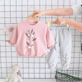 Autumn Baby Girl's Two Piece Long Sleeve Suit For Children Aged 1-2-3-4 - 𝓢𝓱𝓸𝓹𝓵𝓮𝓬𝔂