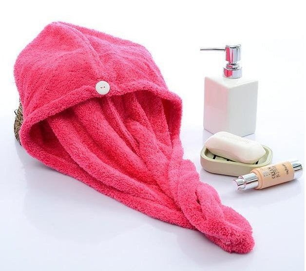 Women's Hair Dryer Cap, Absorbent Dry Hair Towel - 𝓢𝓱𝓸𝓹𝓵𝓮𝓬𝔂