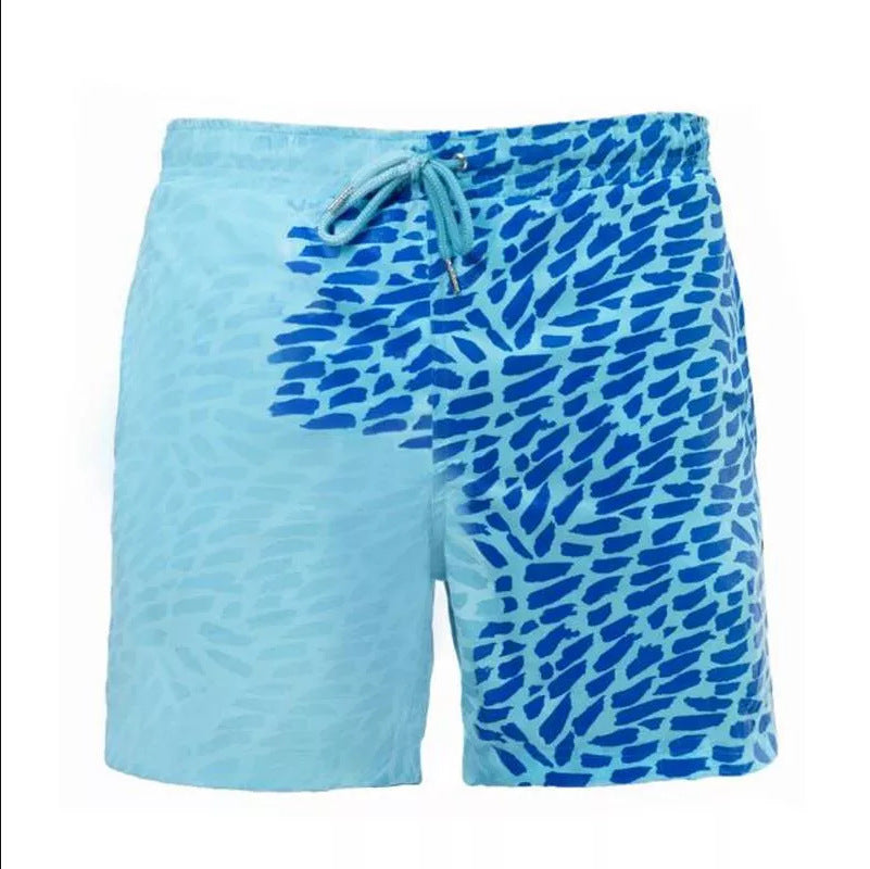 Magical Change Color Beach Shorts Summer Men Swimming Trunks Swimwear Swimsuit Quick Dry bathing shorts Beach Pant - 𝓢𝓱𝓸𝓹𝓵𝓮𝓬𝔂