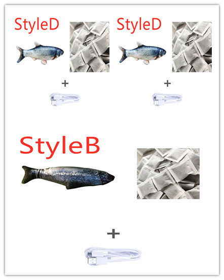 Without Cat Nip Version - Electric Jumping Fish Simulation Electric Fish Toy - 𝓢𝓱𝓸𝓹𝓵𝓮𝓬𝔂