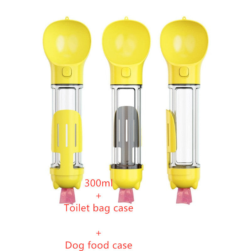 Pet Water Bottle Feeder Bowl Garbage Bag Storage Portable Pet Outdoor Travel 3 In 1 Dog Water Bottle - 𝓢𝓱𝓸𝓹𝓵𝓮𝓬𝔂
