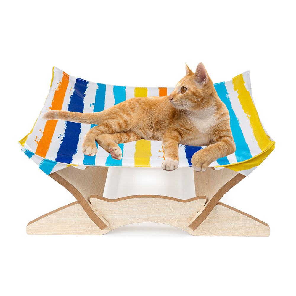 Pet Wooden Cat Hammock - 𝓢𝓱𝓸𝓹𝓵𝓮𝓬𝔂