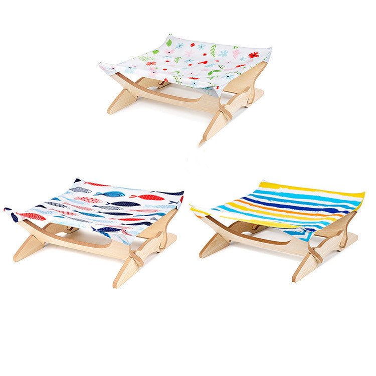 Pet Wooden Cat Hammock - 𝓢𝓱𝓸𝓹𝓵𝓮𝓬𝔂