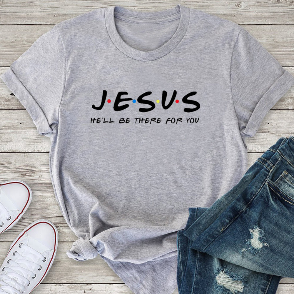 Jesus Print Women Tshirts Cotton Clothes Tops - 𝓢𝓱𝓸𝓹𝓵𝓮𝓬𝔂