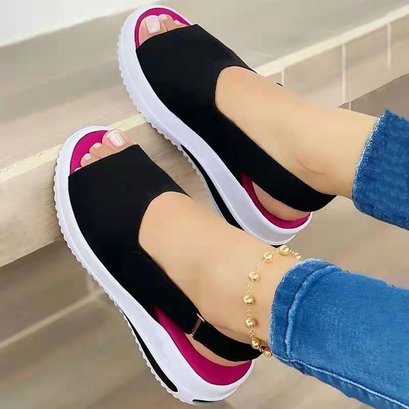 Velcro Casual Summer Women Sandals Fish Mouth Sandals - 𝓢𝓱𝓸𝓹𝓵𝓮𝓬𝔂