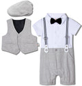 Baby Boy Suit One-piece Gentleman Suit - 𝓢𝓱𝓸𝓹𝓵𝓮𝓬𝔂