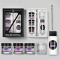 Nail Powder Acrylic System Kit Professional Nail Art Tool Set Contain Glass Cup Acrylic Liquid Extention Carving Manicure - 𝓢𝓱𝓸𝓹𝓵𝓮𝓬𝔂
