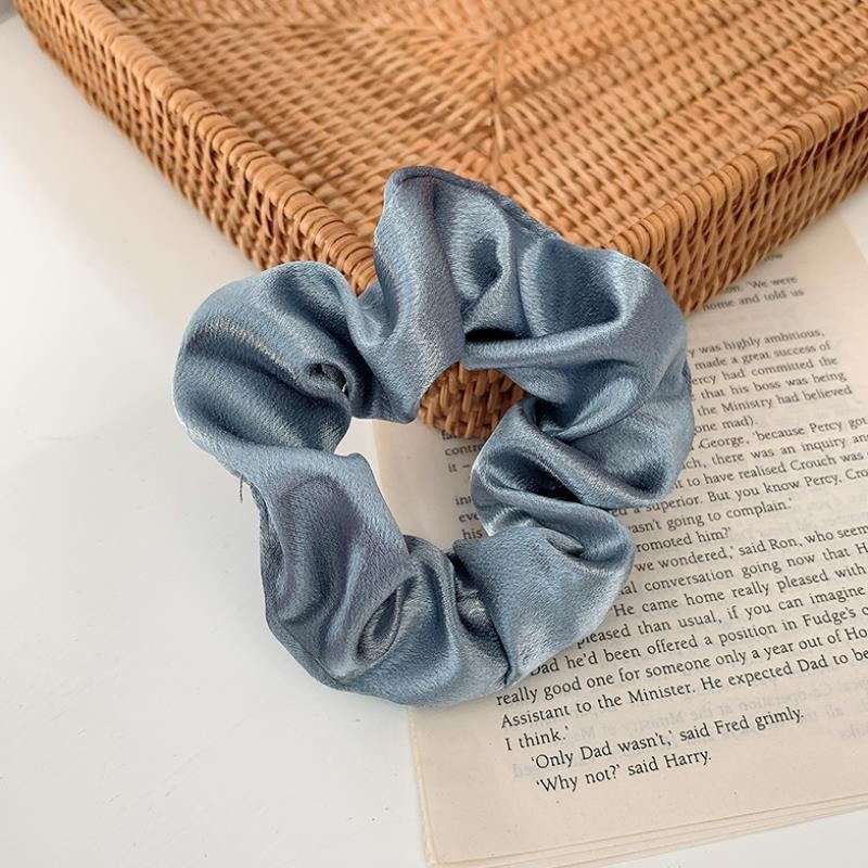 French Girl Silky Satin Large Intestine Ring Ins Korea Tie Hair Rubber Band Hair Rope Hair Ring Ponytail Head Rope Hair Accessories - 𝓢𝓱𝓸𝓹𝓵𝓮𝓬𝔂