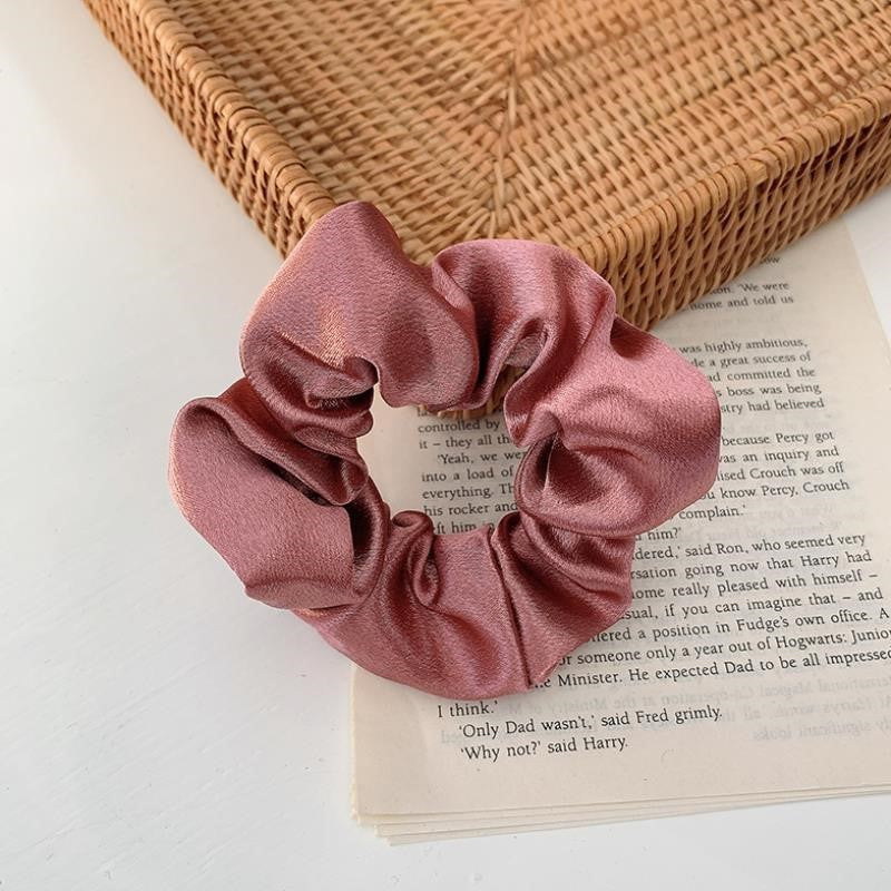 French Girl Silky Satin Large Intestine Ring Ins Korea Tie Hair Rubber Band Hair Rope Hair Ring Ponytail Head Rope Hair Accessories - 𝓢𝓱𝓸𝓹𝓵𝓮𝓬𝔂