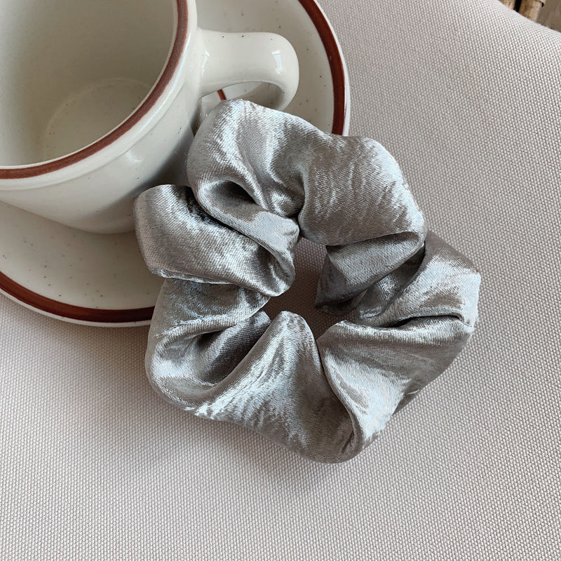 French Girl Silky Satin Large Intestine Ring Ins Korea Tie Hair Rubber Band Hair Rope Hair Ring Ponytail Head Rope Hair Accessories - 𝓢𝓱𝓸𝓹𝓵𝓮𝓬𝔂