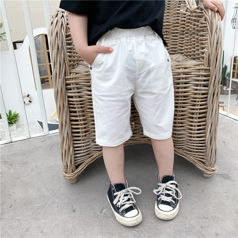 Boys Solid Color Casual Pants For Children - 𝓢𝓱𝓸𝓹𝓵𝓮𝓬𝔂