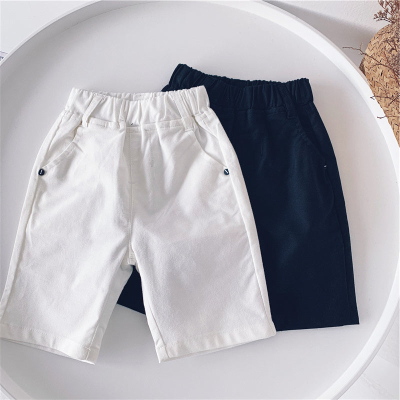 Boys Solid Color Casual Pants For Children - 𝓢𝓱𝓸𝓹𝓵𝓮𝓬𝔂