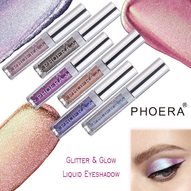 PHOERA Magnificent Metals Glitter and Glow Liquid Eyeshadow 12 Colors - 𝓢𝓱𝓸𝓹𝓵𝓮𝓬𝔂