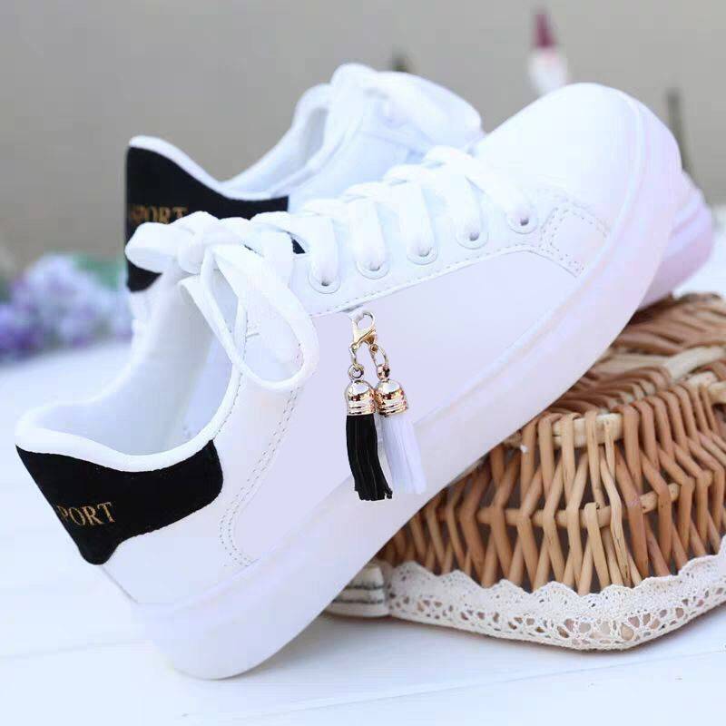 Mesh white shoes ladies fashion breathable shoes students Korean casual shoes sports shoes flat shoes womens shoes - 𝓢𝓱𝓸𝓹𝓵𝓮𝓬𝔂
