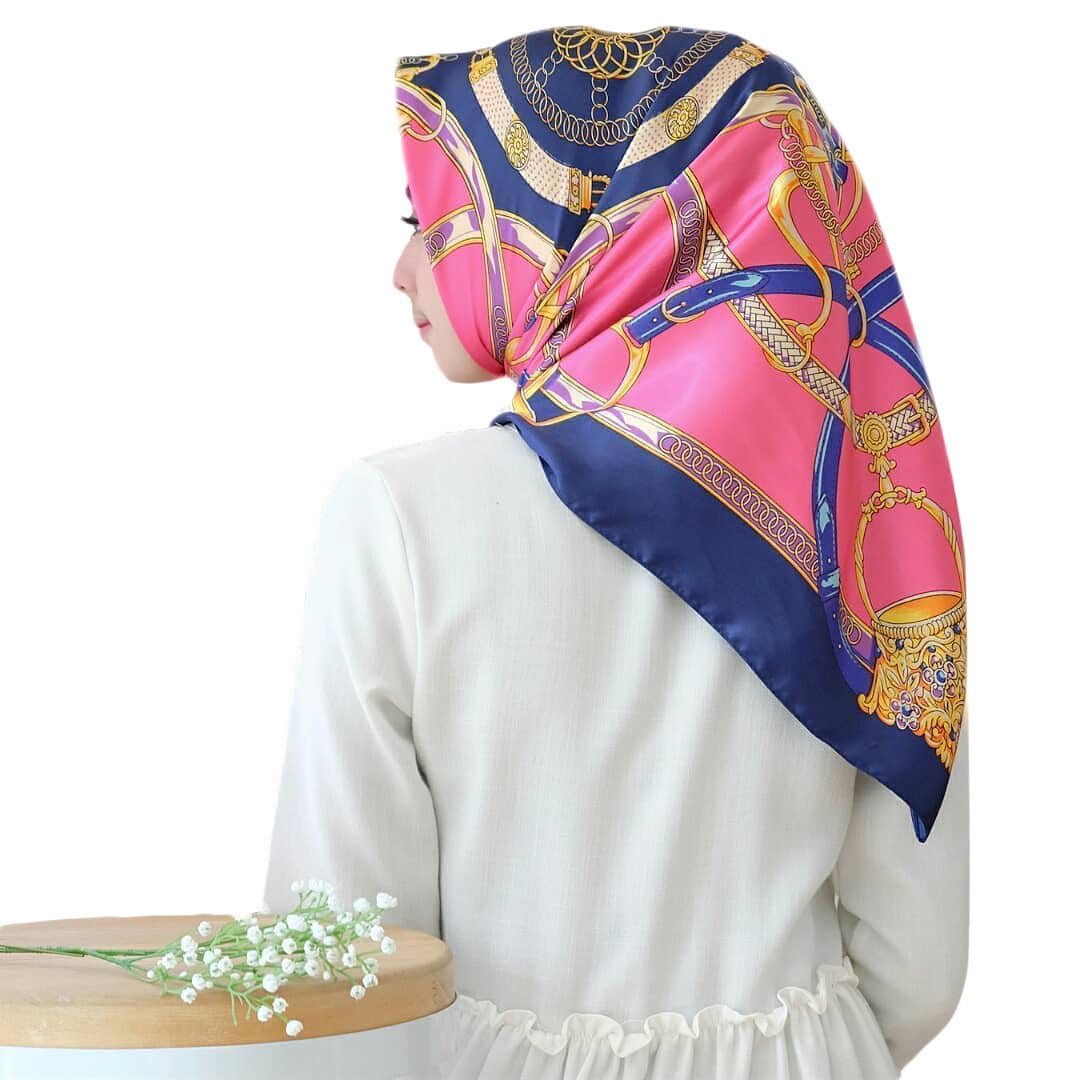Fashion Simulation Silk Scarf Activity Gift Scarf - 𝓢𝓱𝓸𝓹𝓵𝓮𝓬𝔂