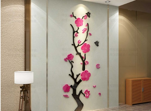 Plum Blossom Porch Decoration Wall Stickers - 𝓢𝓱𝓸𝓹𝓵𝓮𝓬𝔂