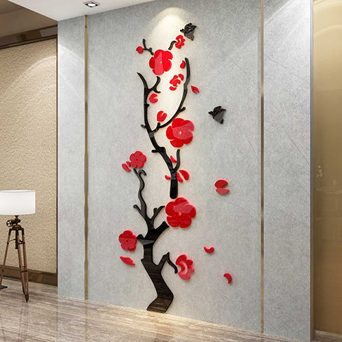 Plum Blossom Porch Decoration Wall Stickers - 𝓢𝓱𝓸𝓹𝓵𝓮𝓬𝔂