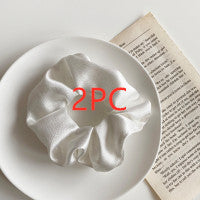 Simple satin retro large intestine loop hair rope - 𝓢𝓱𝓸𝓹𝓵𝓮𝓬𝔂