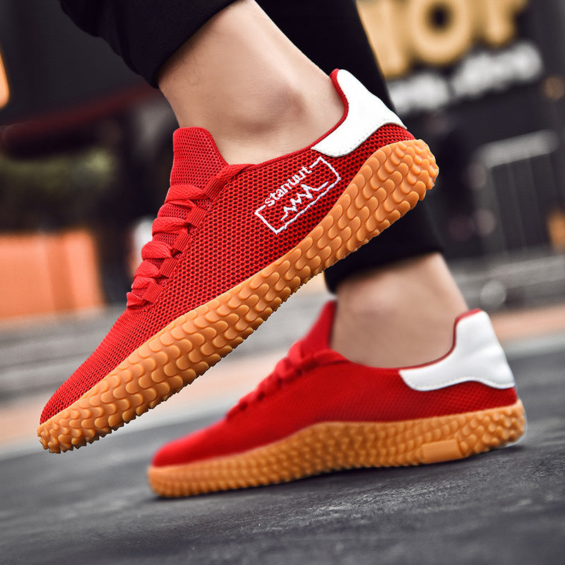 Spring and Summer Flying Woven Casual Shoes Large Men's Shoes Beathable Korean Forrest Gump Sneakers - 𝓢𝓱𝓸𝓹𝓵𝓮𝓬𝔂