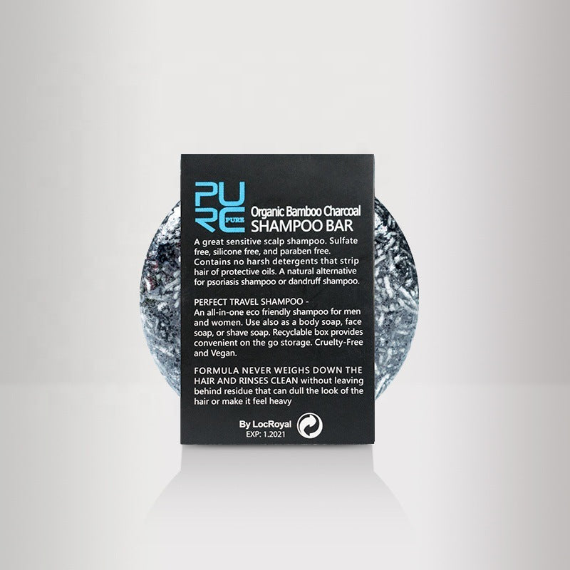 Hand-Extracted Soap Shampoo Bamboo Charcoal Shampoo Soap - 𝓢𝓱𝓸𝓹𝓵𝓮𝓬𝔂