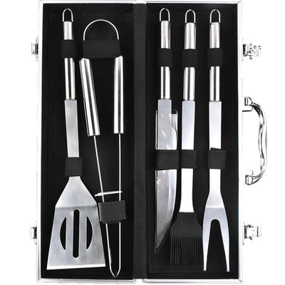 Aluminum Box Stainless Steel Grill Set BBQ Barbecue Ttools - 𝓢𝓱𝓸𝓹𝓵𝓮𝓬𝔂