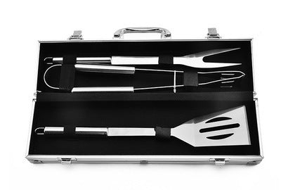 Aluminum Box Stainless Steel Grill Set BBQ Barbecue Ttools - 𝓢𝓱𝓸𝓹𝓵𝓮𝓬𝔂