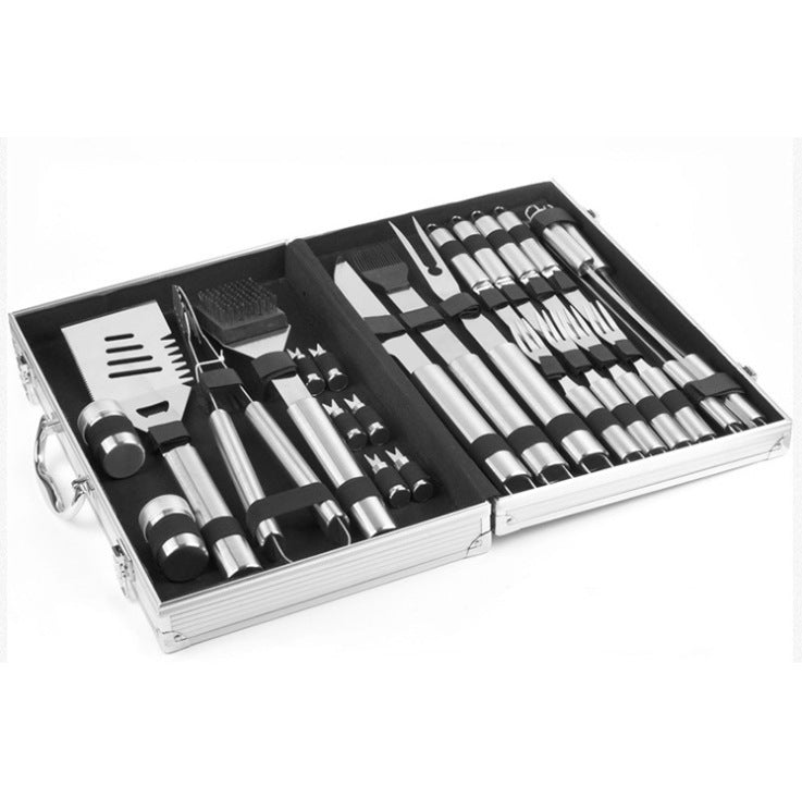 Aluminum Box Stainless Steel Grill Set BBQ Barbecue Ttools - 𝓢𝓱𝓸𝓹𝓵𝓮𝓬𝔂