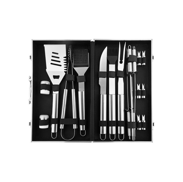 Aluminum Box Stainless Steel Grill Set BBQ Barbecue Ttools - 𝓢𝓱𝓸𝓹𝓵𝓮𝓬𝔂