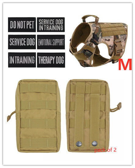 Military Tactical Dog Harness German Shepherd Adjustable Pet Dog Back - 𝓢𝓱𝓸𝓹𝓵𝓮𝓬𝔂