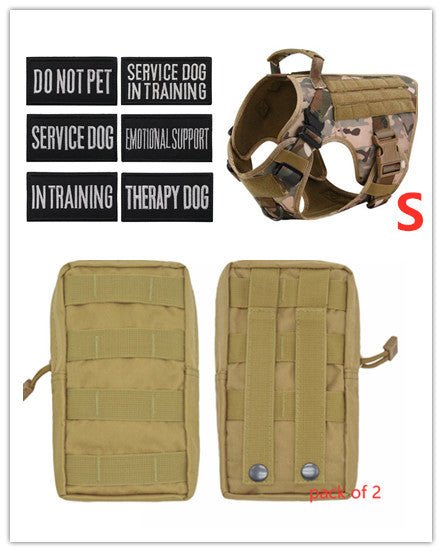 Military Tactical Dog Harness German Shepherd Adjustable Pet Dog Back - 𝓢𝓱𝓸𝓹𝓵𝓮𝓬𝔂