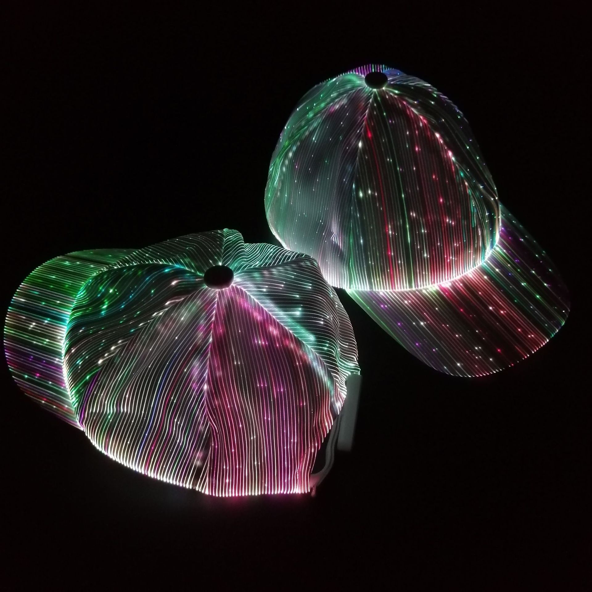 Luminous Baseball Cap Halloween Outdoor Fiber Optic Luminous Cap LED Luminous Cap - 𝓢𝓱𝓸𝓹𝓵𝓮𝓬𝔂